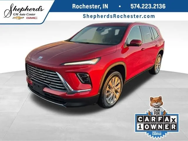 Cherry Red Tintcoat 2025 Buick Enclave Preferred AWD SUV / Crossover Four-Wheel Drive