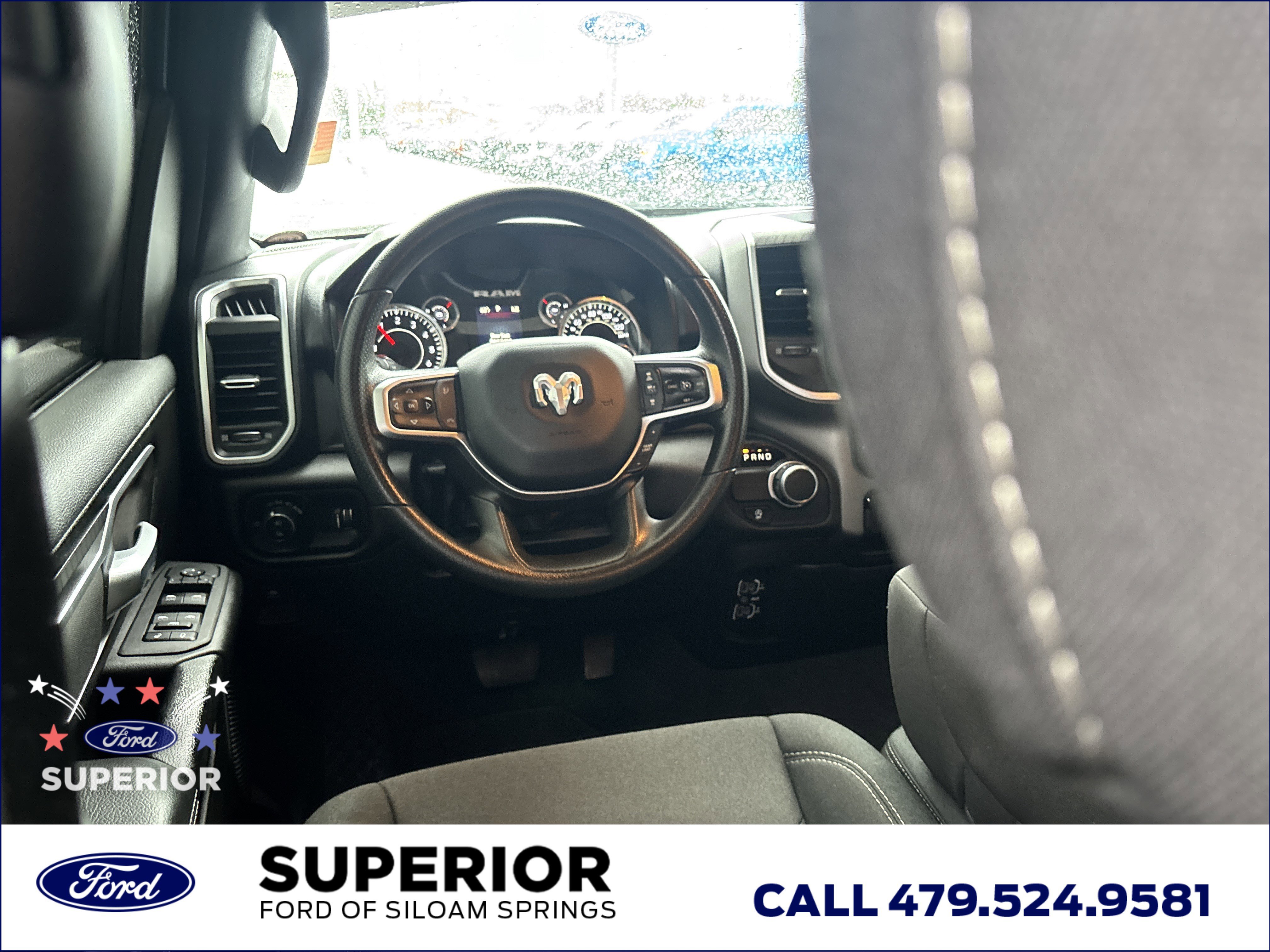 Used 2025 Bright White Clearcoat Ram Big Horn Crew Cab image 16