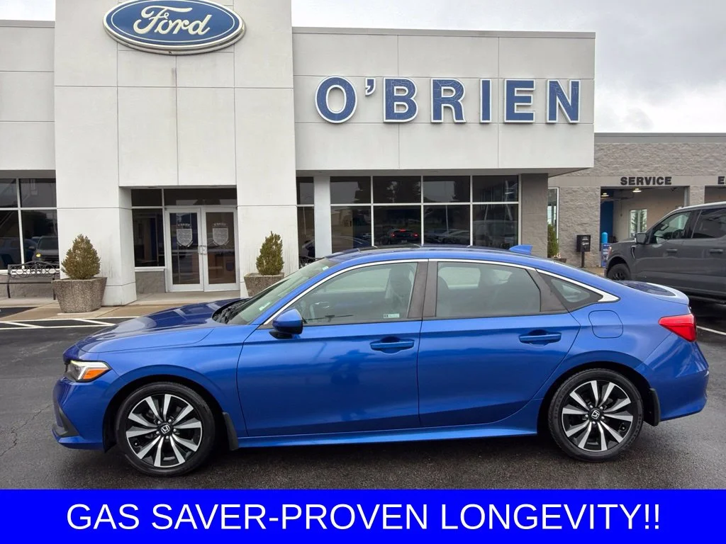 Used 2022 Blue Honda EX image 2
