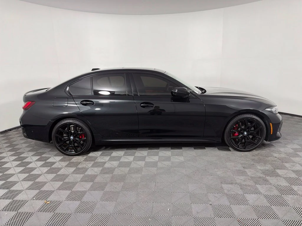 Certified Used 2025 Black Sapphire Metallic BMW M340i xDrive image 4