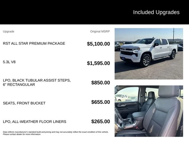 Certified Used 2026 White Chevrolet RST image 5
