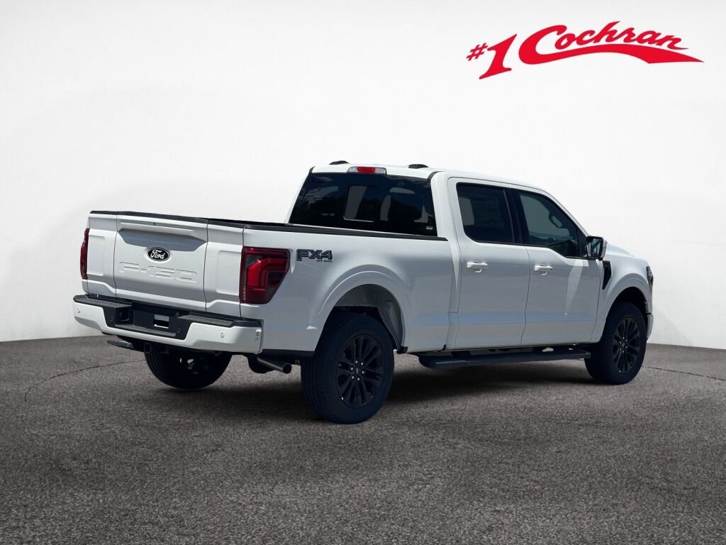 New 2026 Star White Metallic Tri-Coat Ford LARIAT image 5