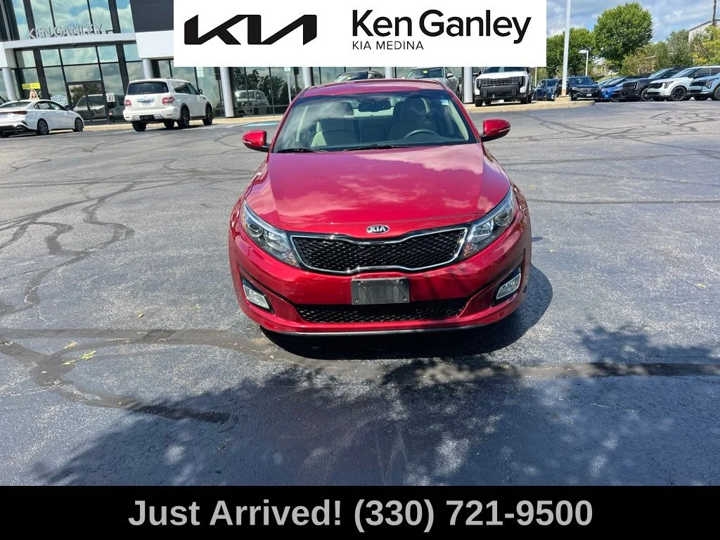 Used 2015 Kia Optima LX with VIN 5XXGM4A75FG422908 for sale in Medina, OH