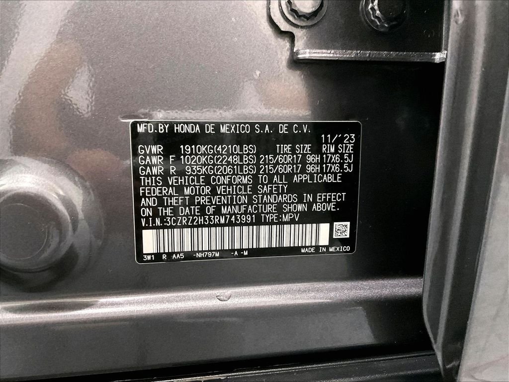 Certified Used 2024 Modern Steel Metallic Honda 5DR AWD LX image 33
