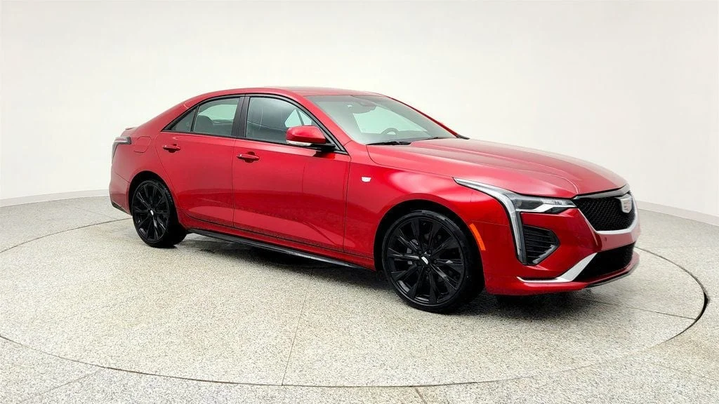 Used 2025 Radiant Red Tintcoat Cadillac 4dr Sedan Sport with 19