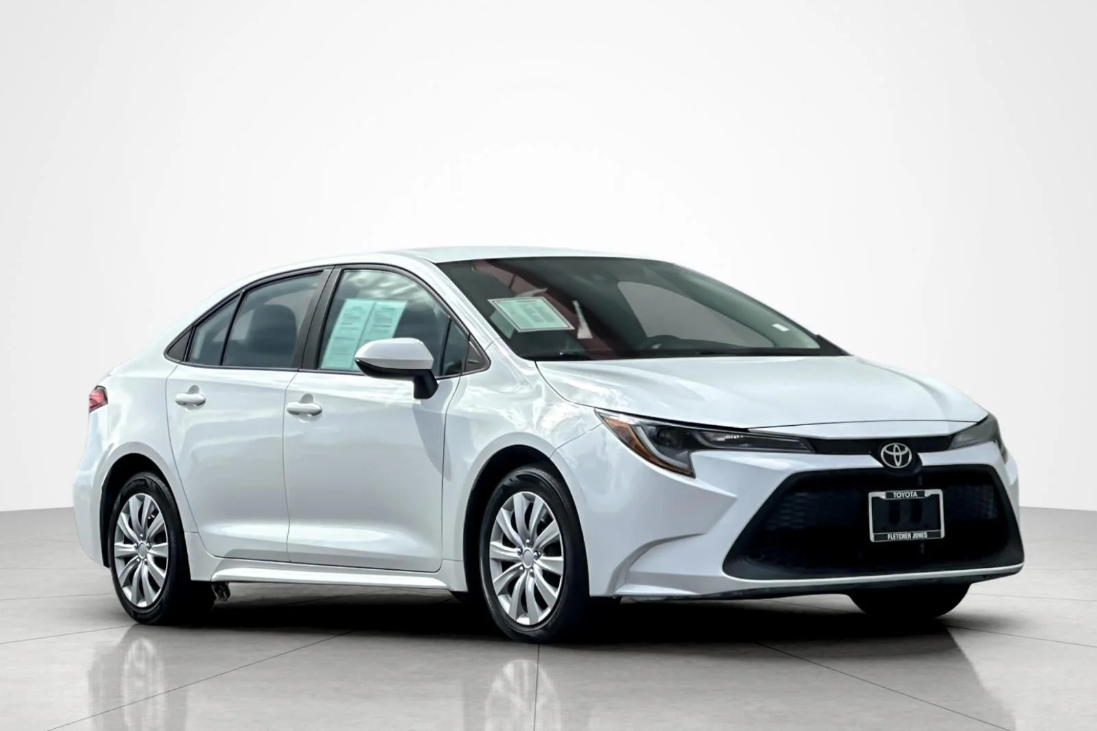 Certified Used 2020 Super White Toyota LE image 7
