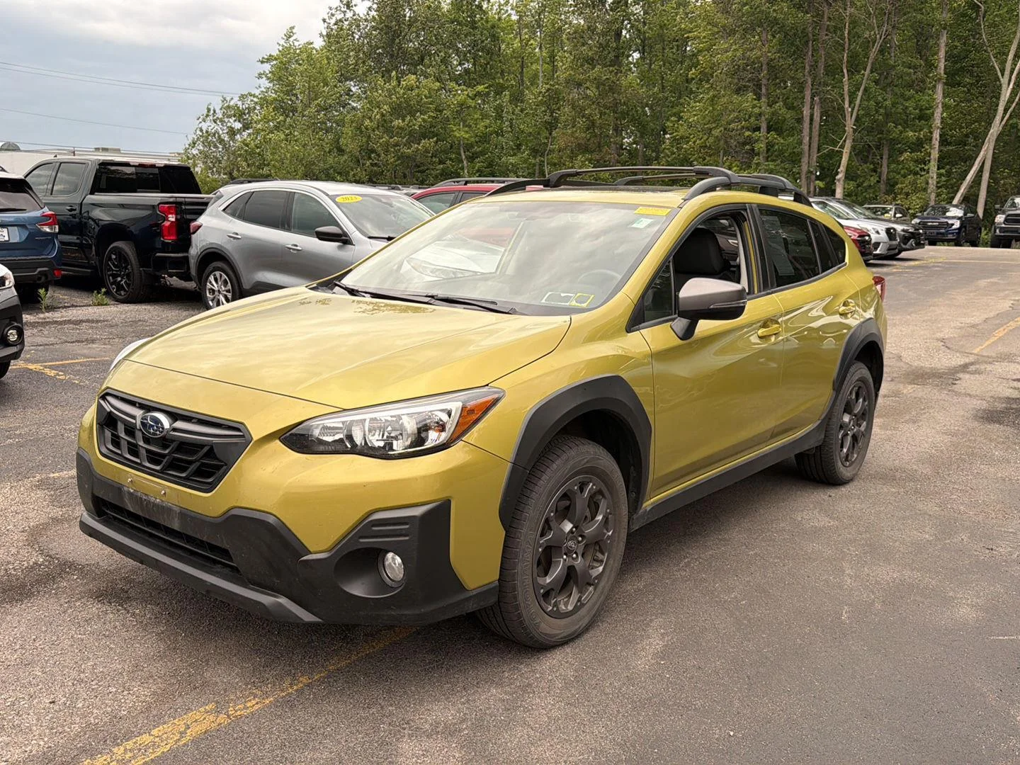 Used 2023 Plasma Yellow Pearl Subaru Sport image 12
