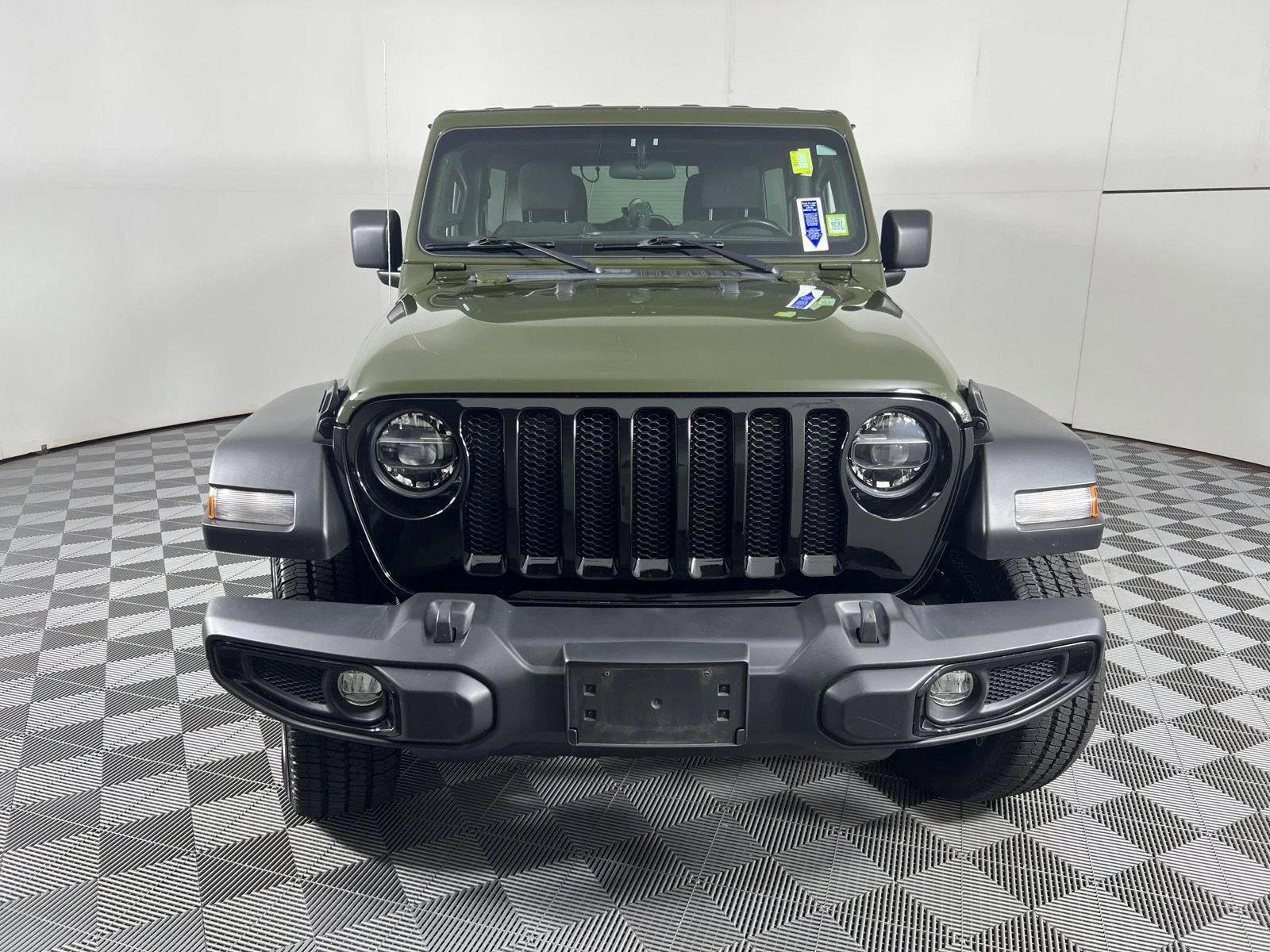 Used 2022 Sarge Green Clearcoat Jeep Unlimited Willys image 7