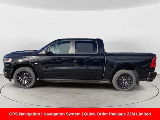 New 2026 Diamond Black Ram LIMITED CREW CAB 4X4 5