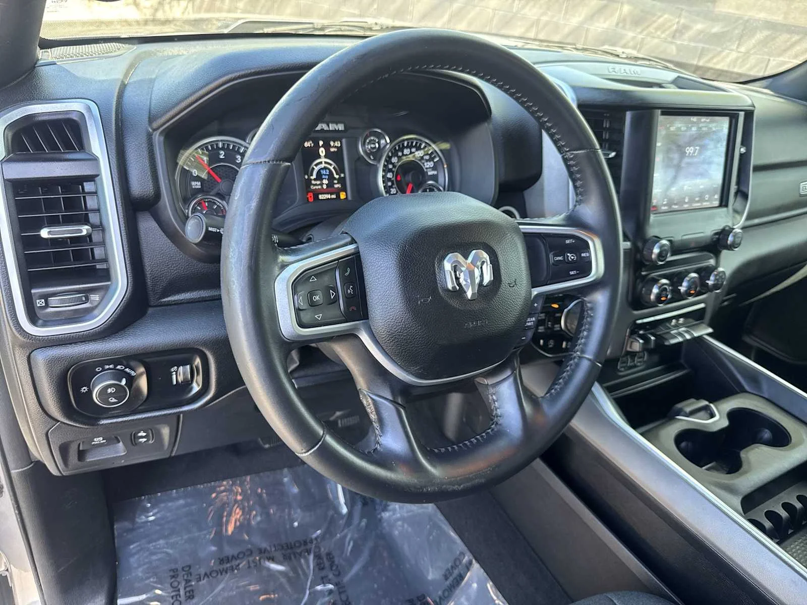Used 2021 Billet Silver Metallic Clearcoat Ram Big Horn image 10