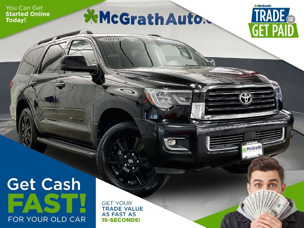 Used 2018 Black Toyota TRD Sport image 1