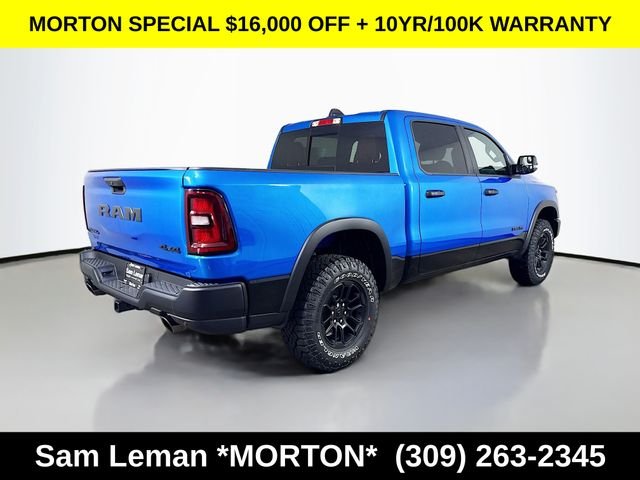 New 2026 Hydro Blue Pearl-Coat Exterior Paint Ram Rebel image 7