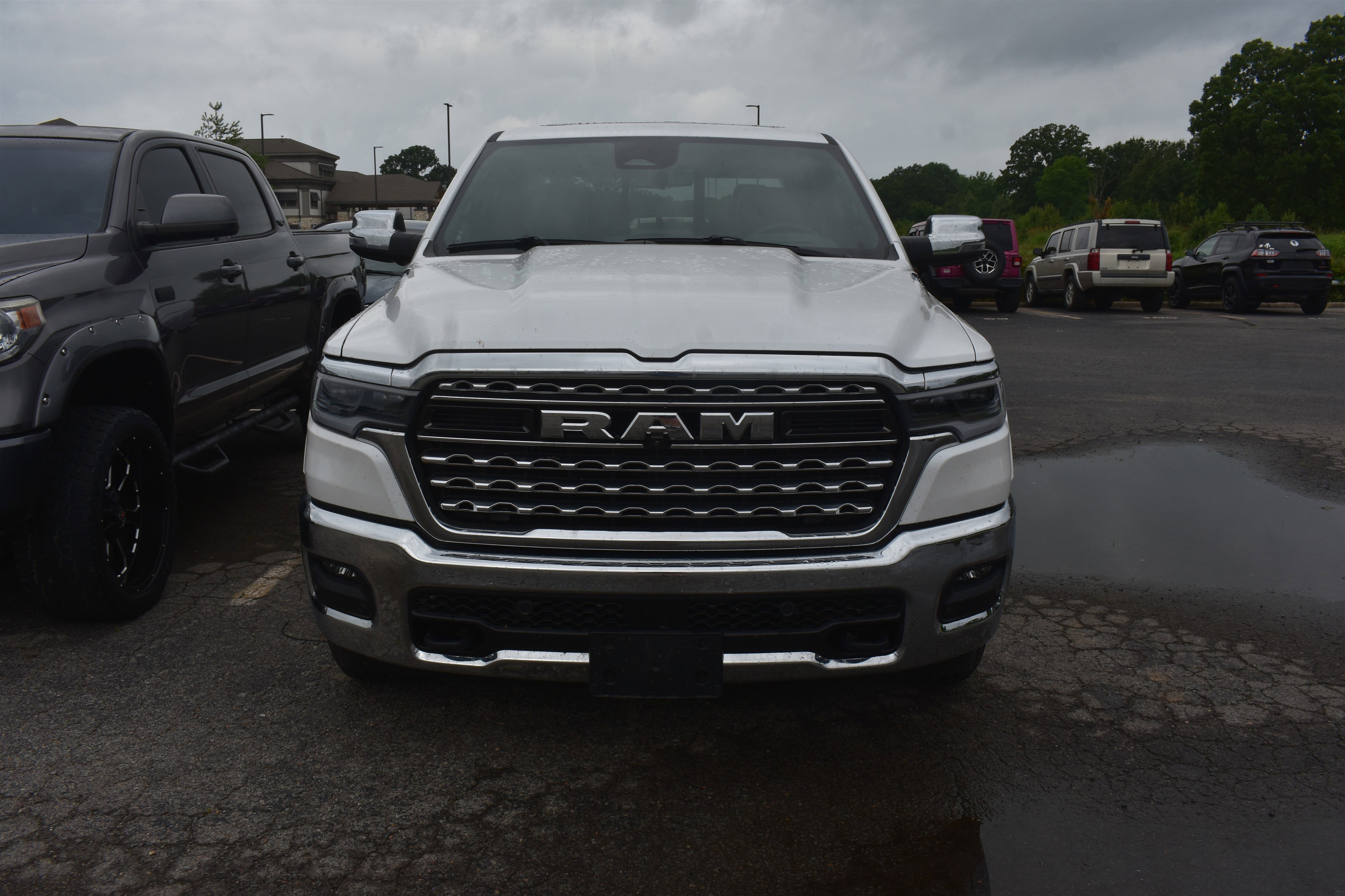 Used 2026 Ivory White Tri-Coat Pearlcoat Ram Limited image 2