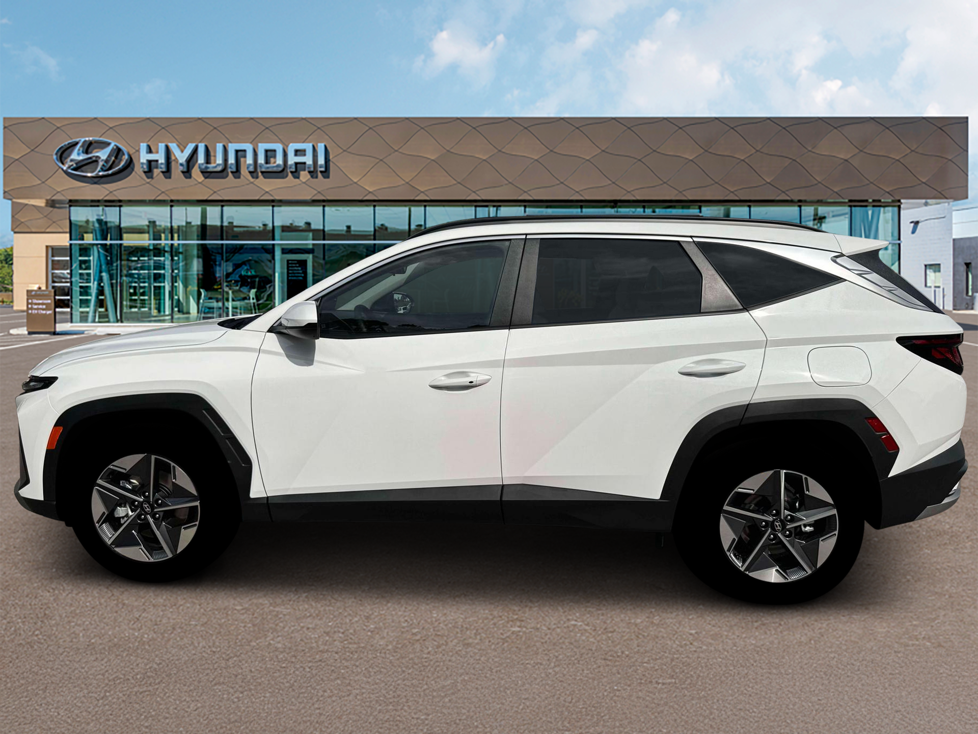New 2026 White Hyundai SEL AWD image 3