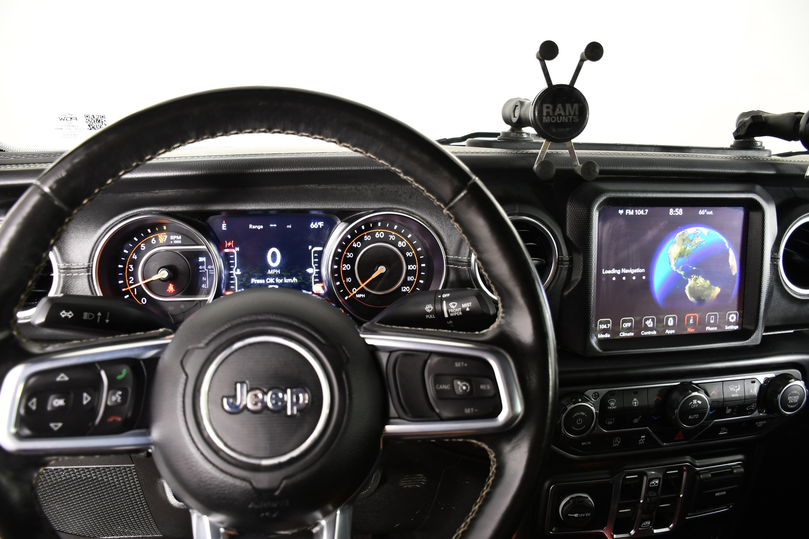 Used 2021 Bright White Clearcoat Jeep Overland image 20