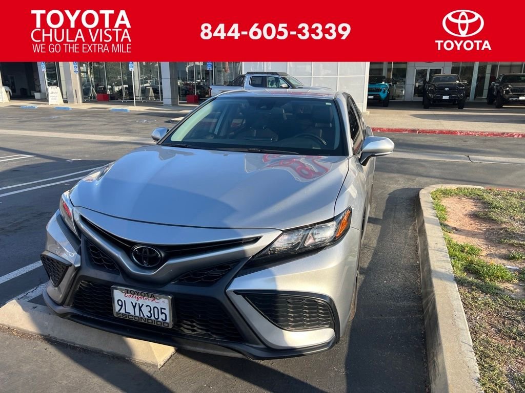 Used 2024 Silver Toyota SE image 1