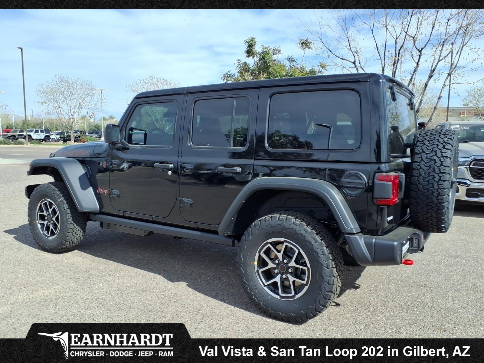New 2026 Black Clear-Coat Exterior Paint Jeep Rubicon image 4