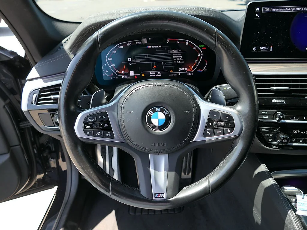 Used 2023 Carbon Black Metallic BMW M550i xDrive image 19