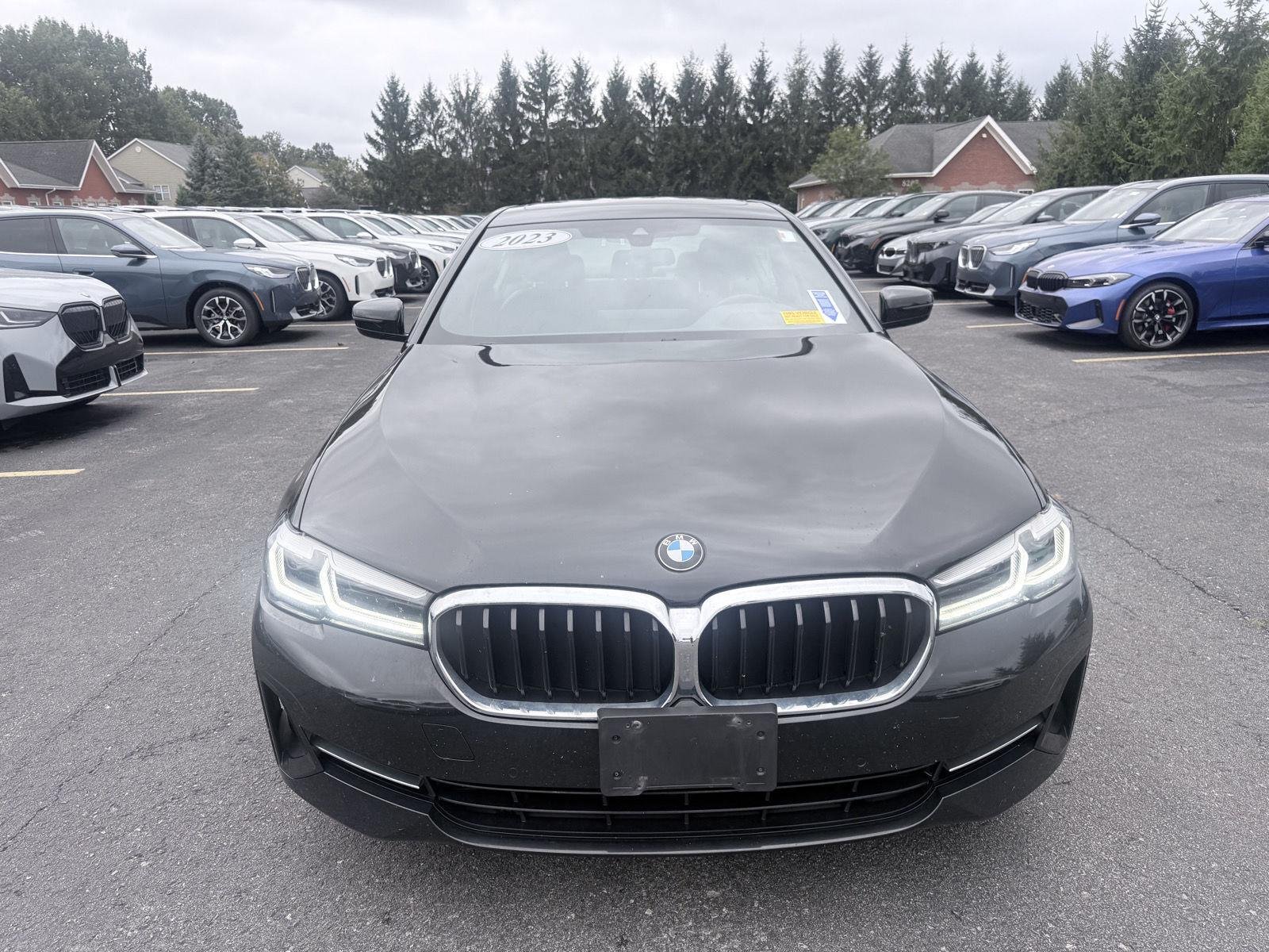 Used 2023 Black Sapphire Metallic BMW 530i xDrive image 2