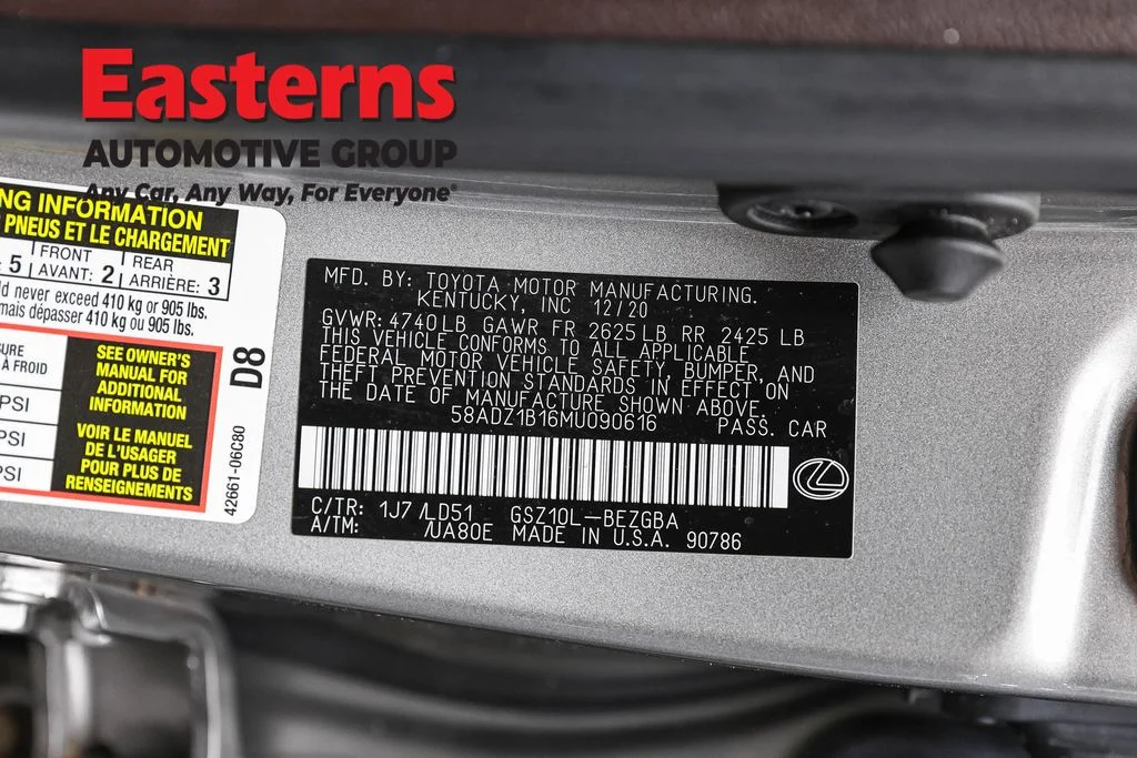 Used 2021 Silver Lexus 350 image 38