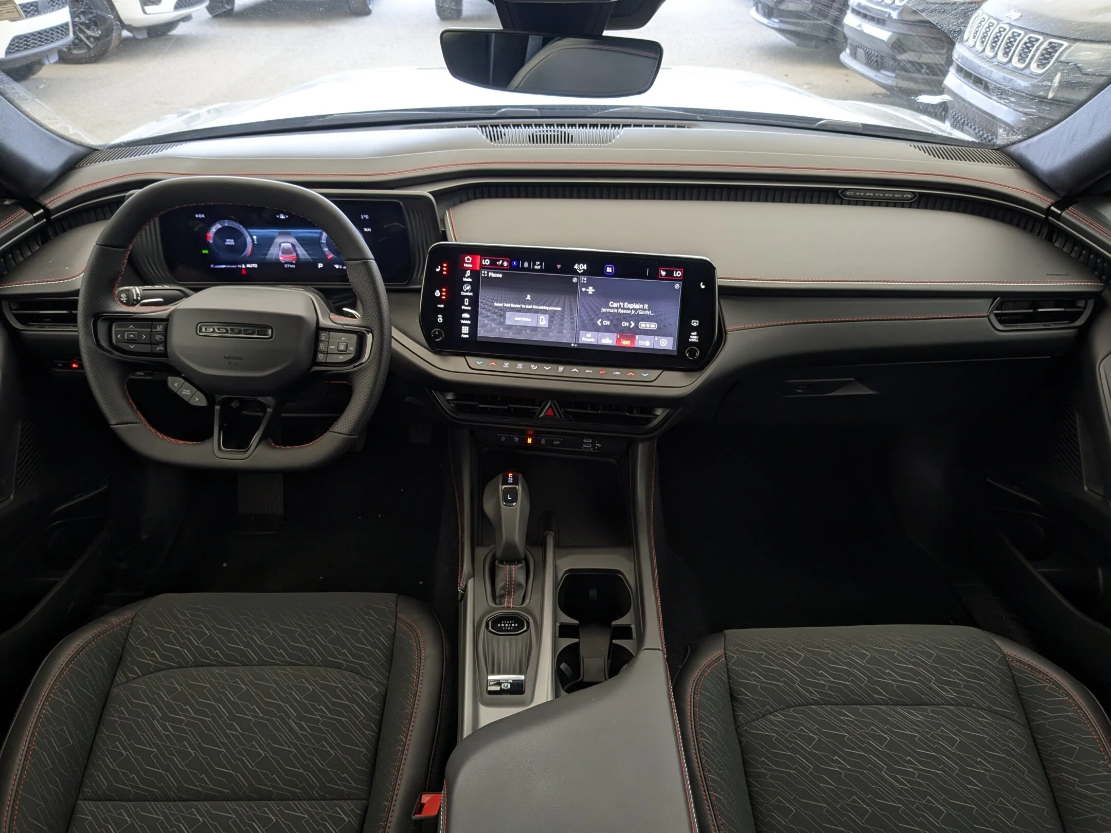 New 2026 Black Dodge Scat Pack - - Blacktop Pkg - 20 Black Wheels - Adaptive Cruise - Heated Steering Wheel & More! image 23