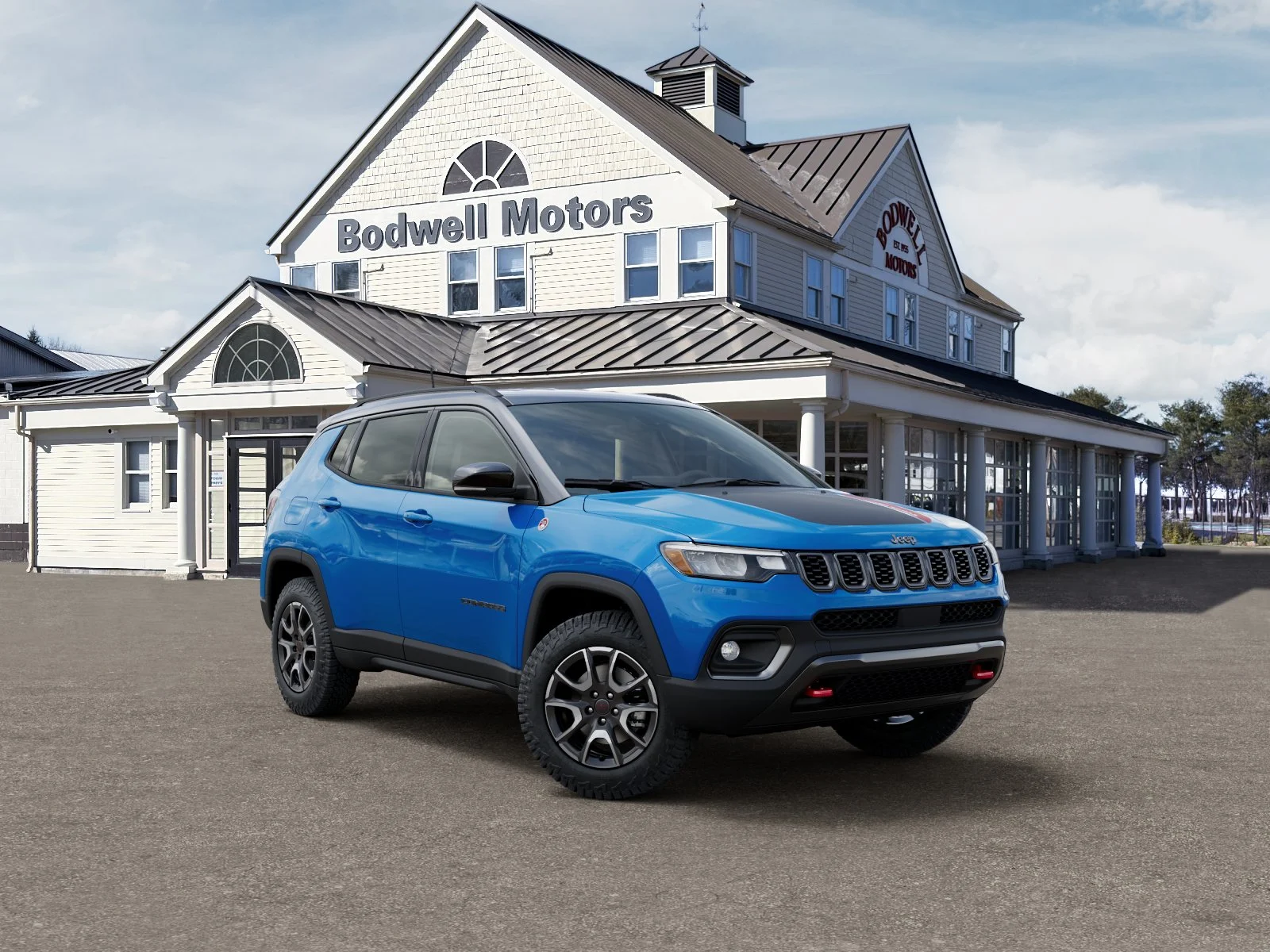 New 2026 Hydro Blue Pearl-Coat Exterior Paint Jeep Trailhawk image 31