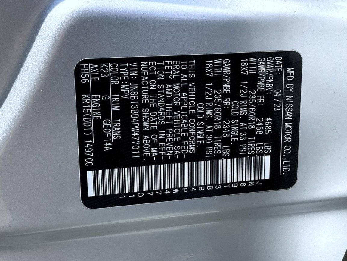 Used 2023 Silver Nissan SV image 26