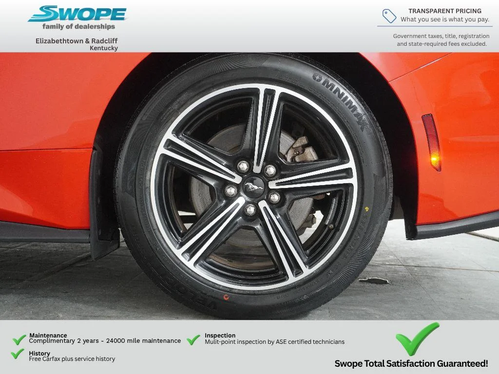 Used 2024 Race Red Ford EcoBoost Premium image 26