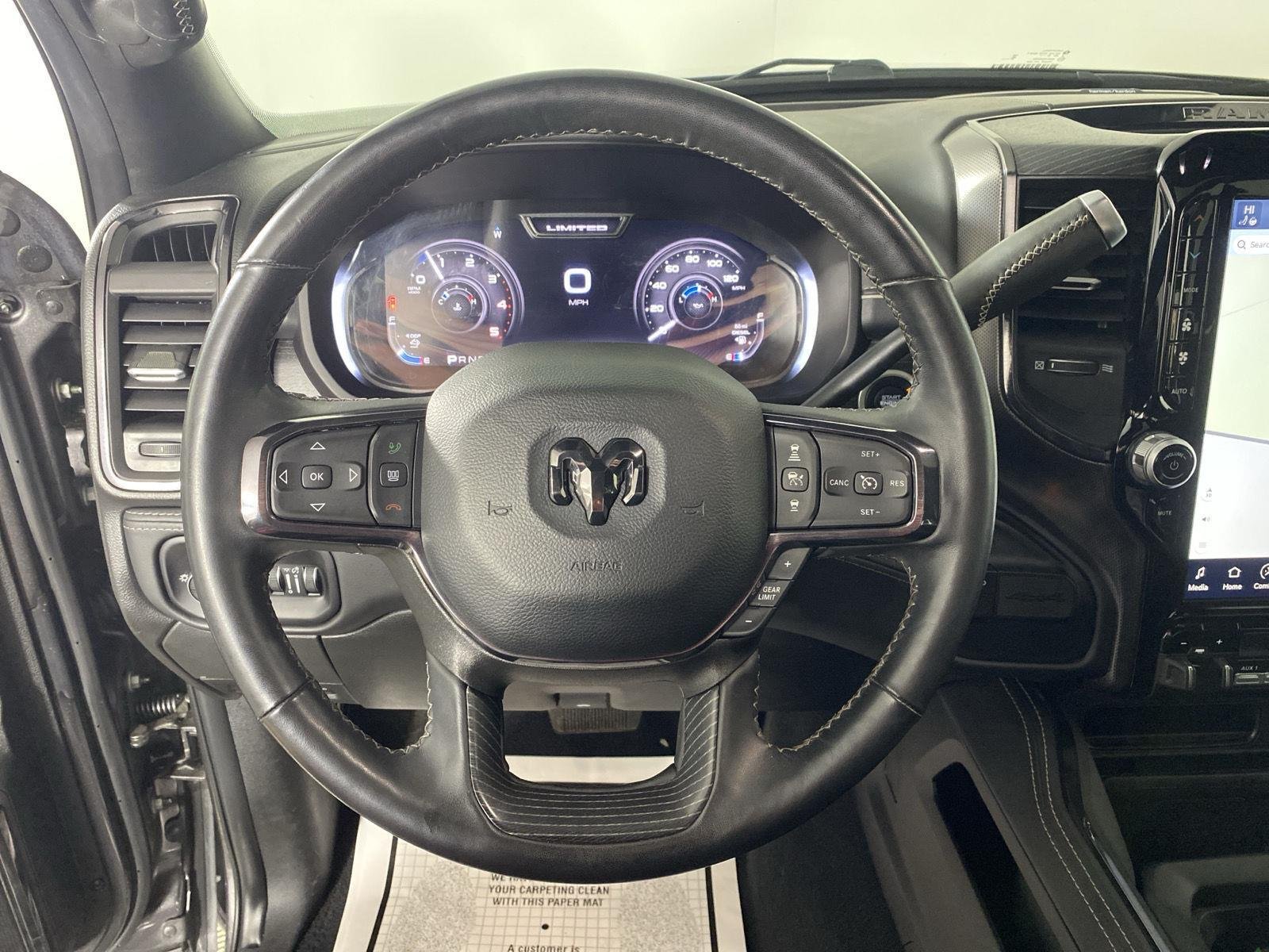 Used 2024 Granite Crystal Metallic Clearcoat Ram Limited image 27