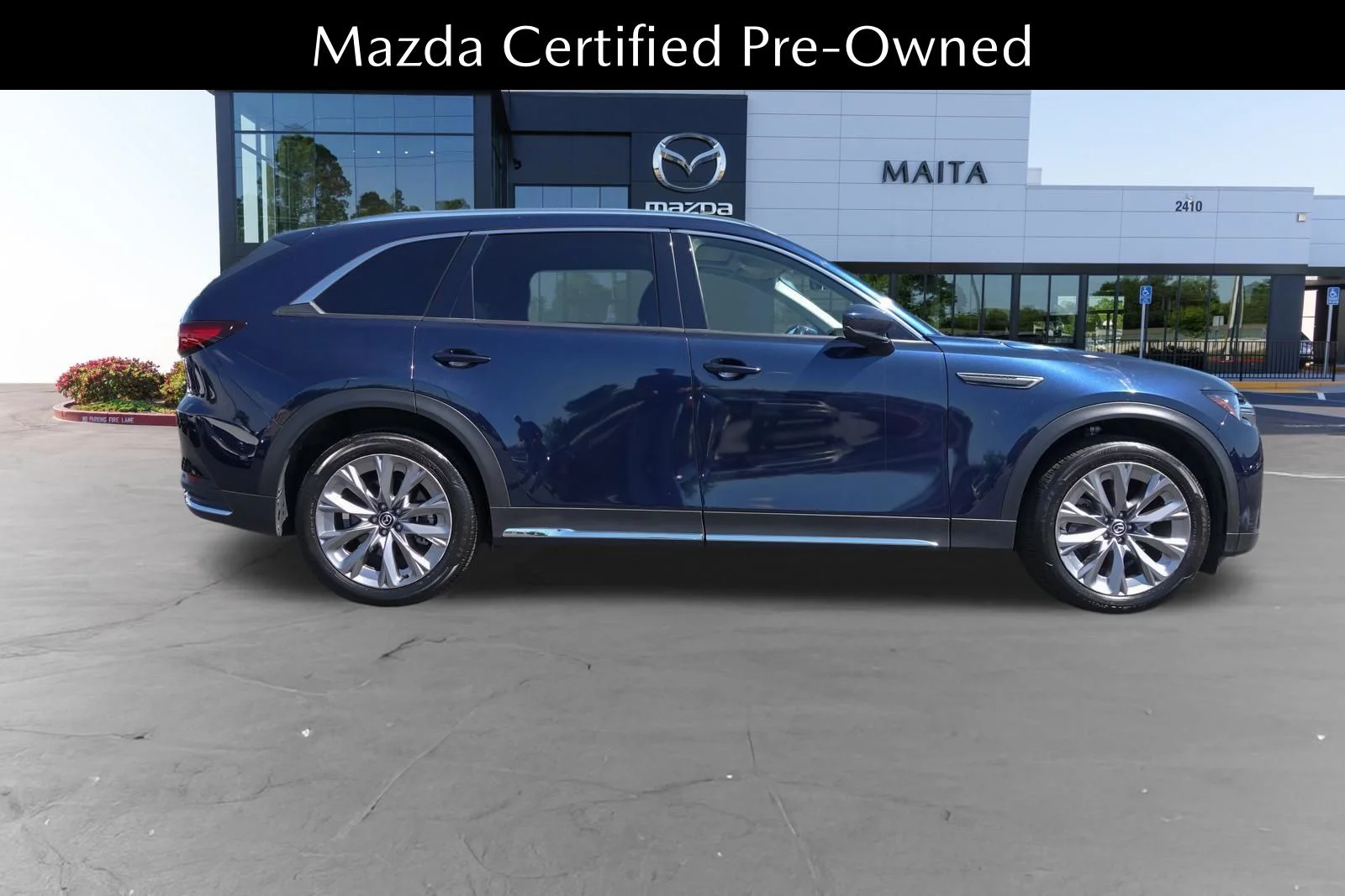 Certified Used 2024 Deep Crystal Blue Mica Mazda 3.3 Turbo Premium image 2