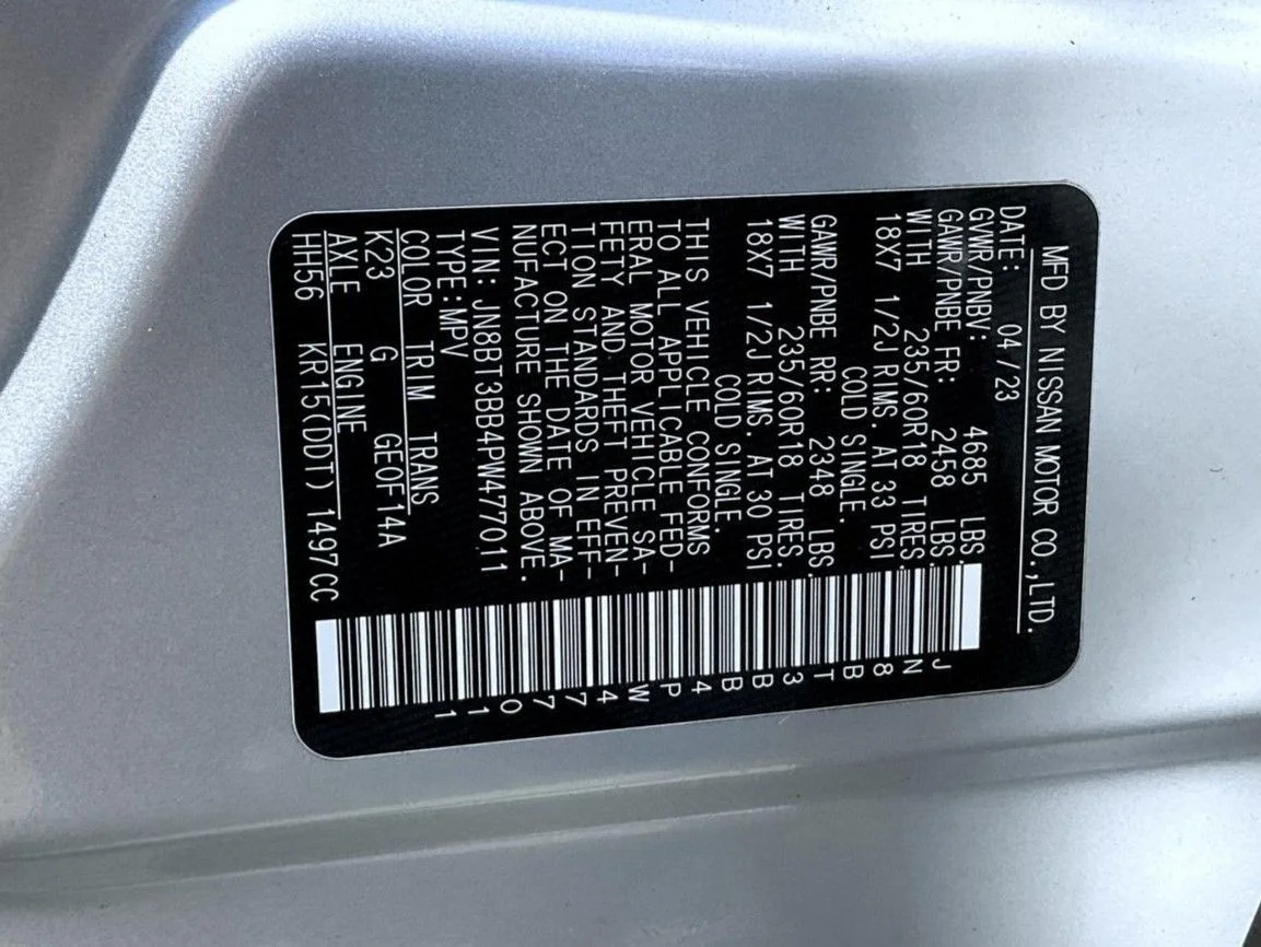 Used 2023 Silver Nissan SV image 26