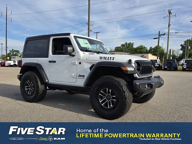 New 2026 Bright White Clear-Coat Exterior Paint Jeep Willys image 1