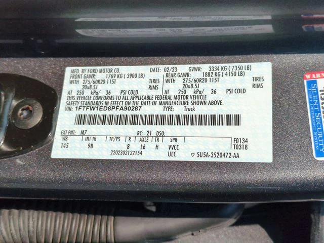 Used 2023 Gray Ford Platinum image 38