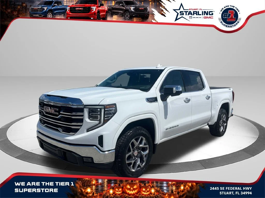 New 2026 Summit White GMC SLT image 1