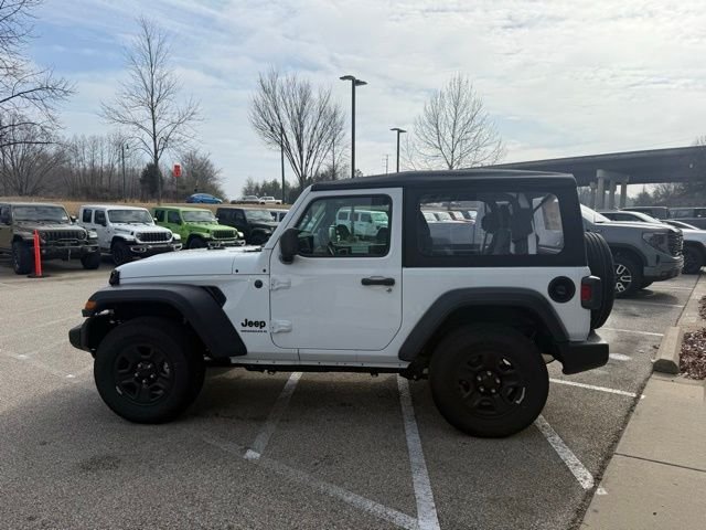 New 2026 Bright White Clear-Coat Exterior Paint Jeep Sport image 2