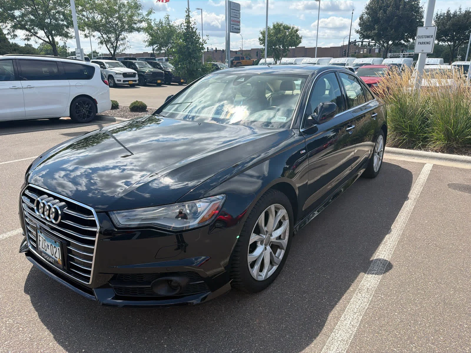 Used 2017 Audi A6 Premium Plus with VIN WAUG8AFC0HN127325 for sale in Brooklyn Park, MN