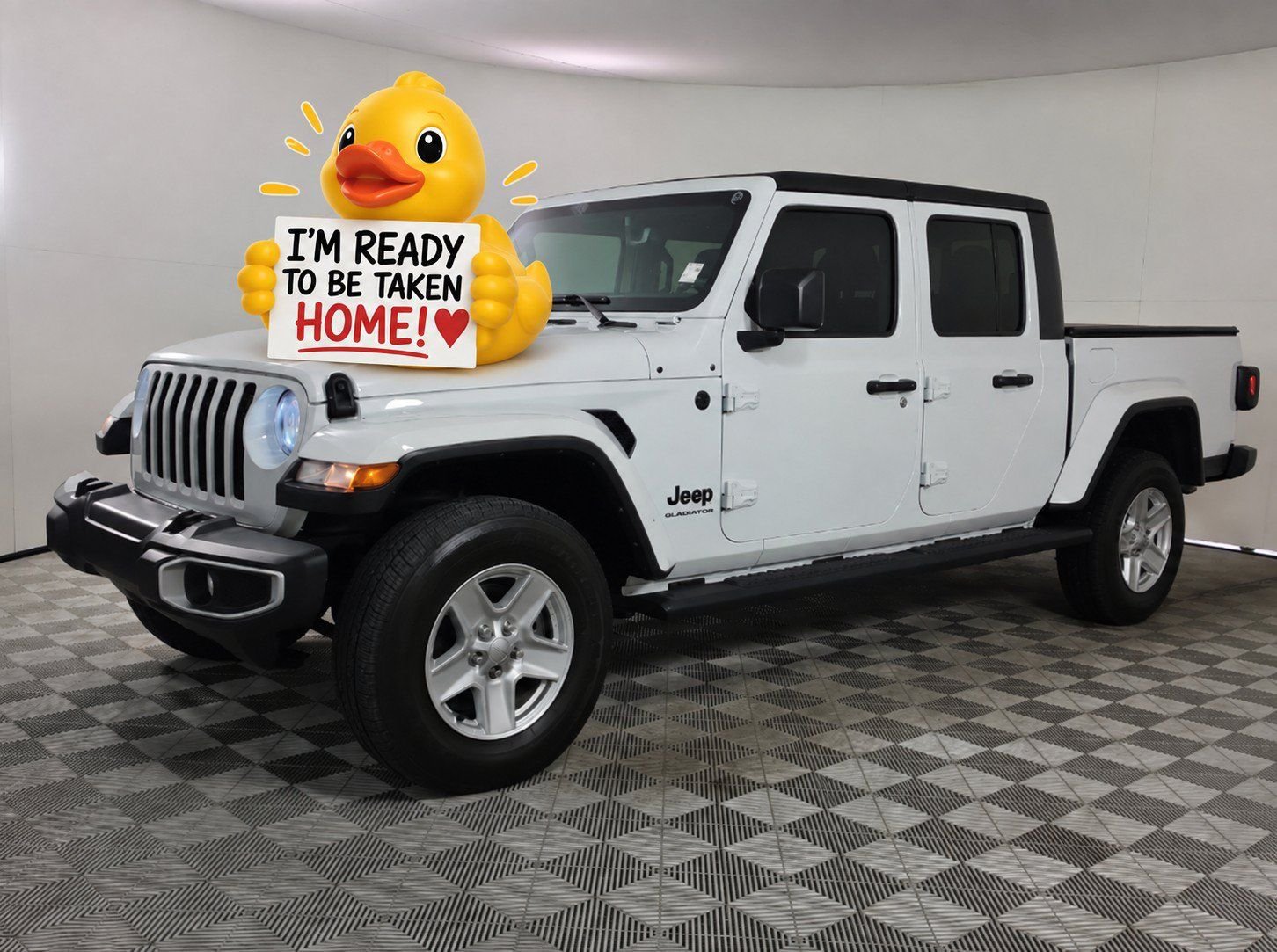 Used 2023 White Jeep Sport S image 1