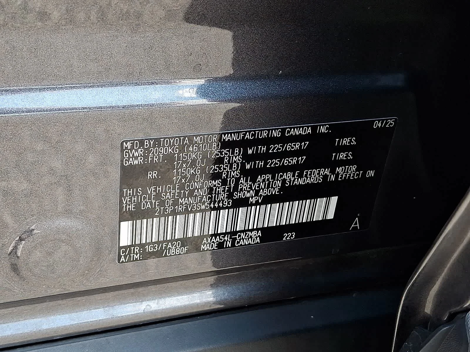Certified Used 2025 Magnetic Gray Metallic Toyota XLE image 30