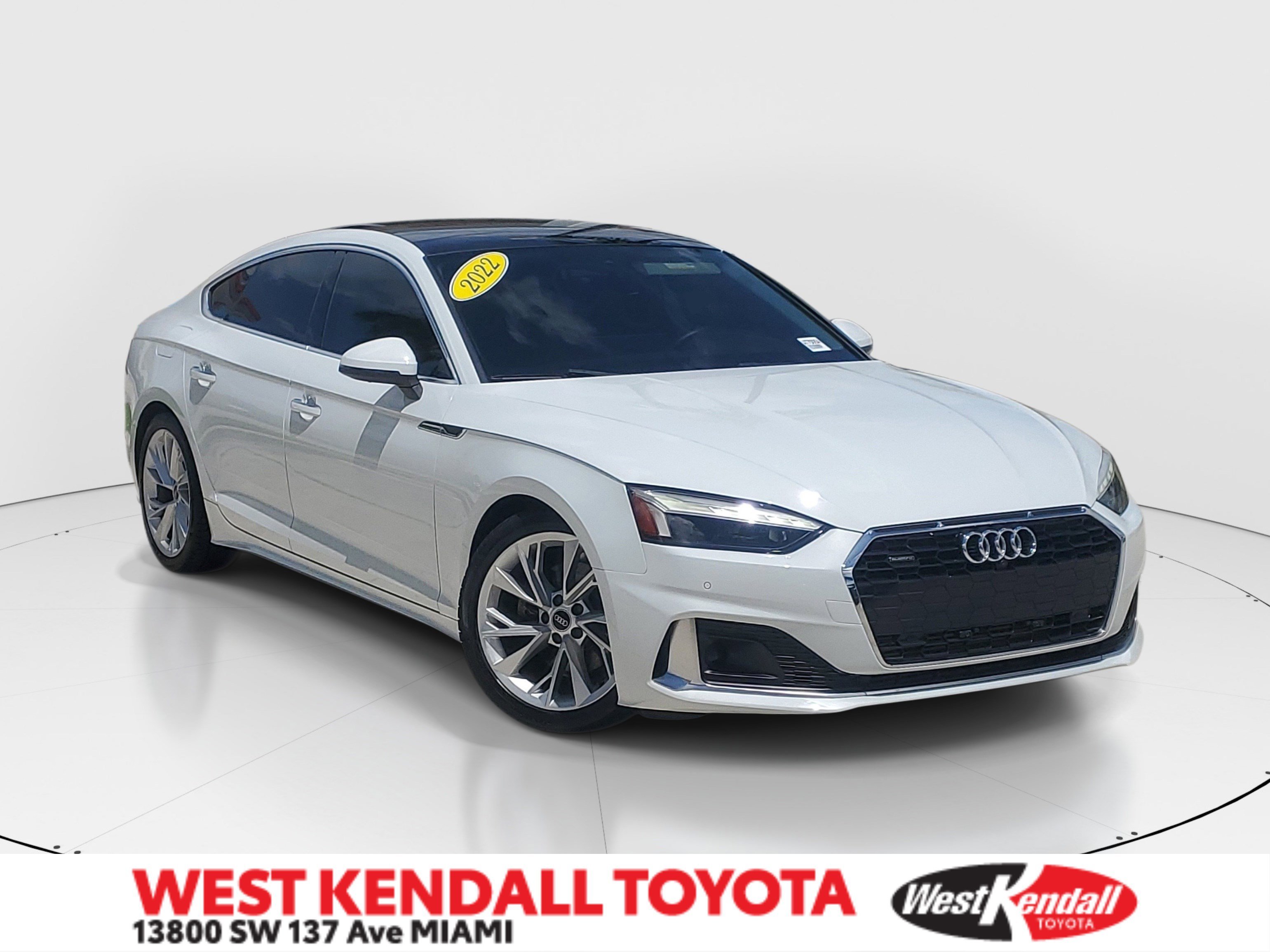 Used 2022 Glacier White Audi Premium Plus image 1