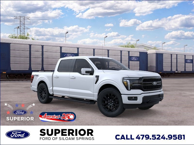 New 2026 Star White Metallic Tri-Coat Ford LARIAT image 7