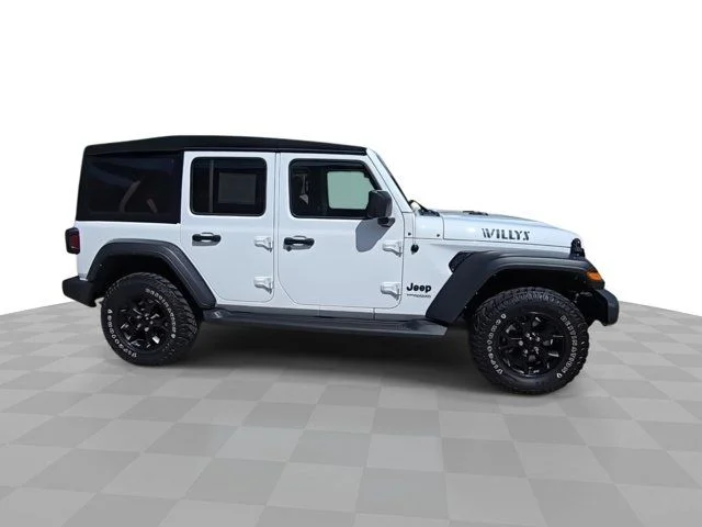 Used 2022 White Jeep Unlimited Willys image 9