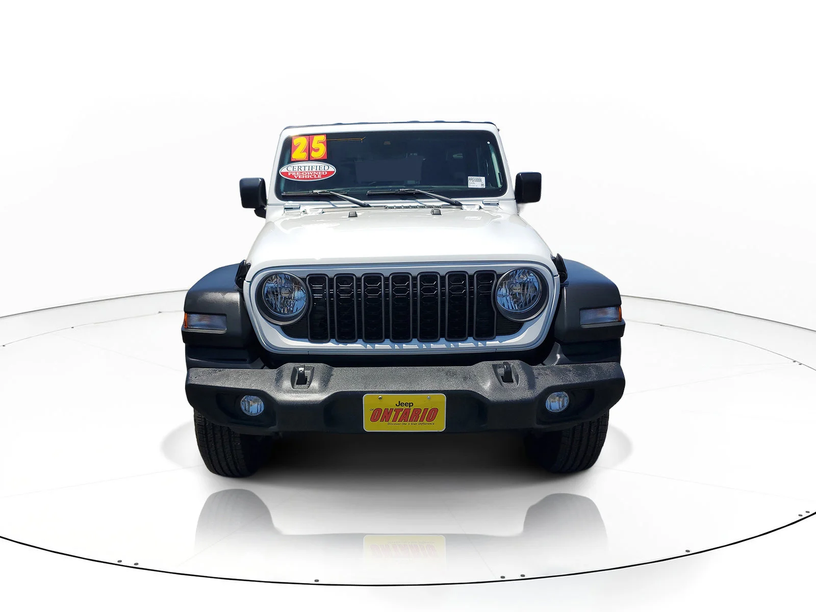 Certified Used 2025 White Jeep Sport S image 9