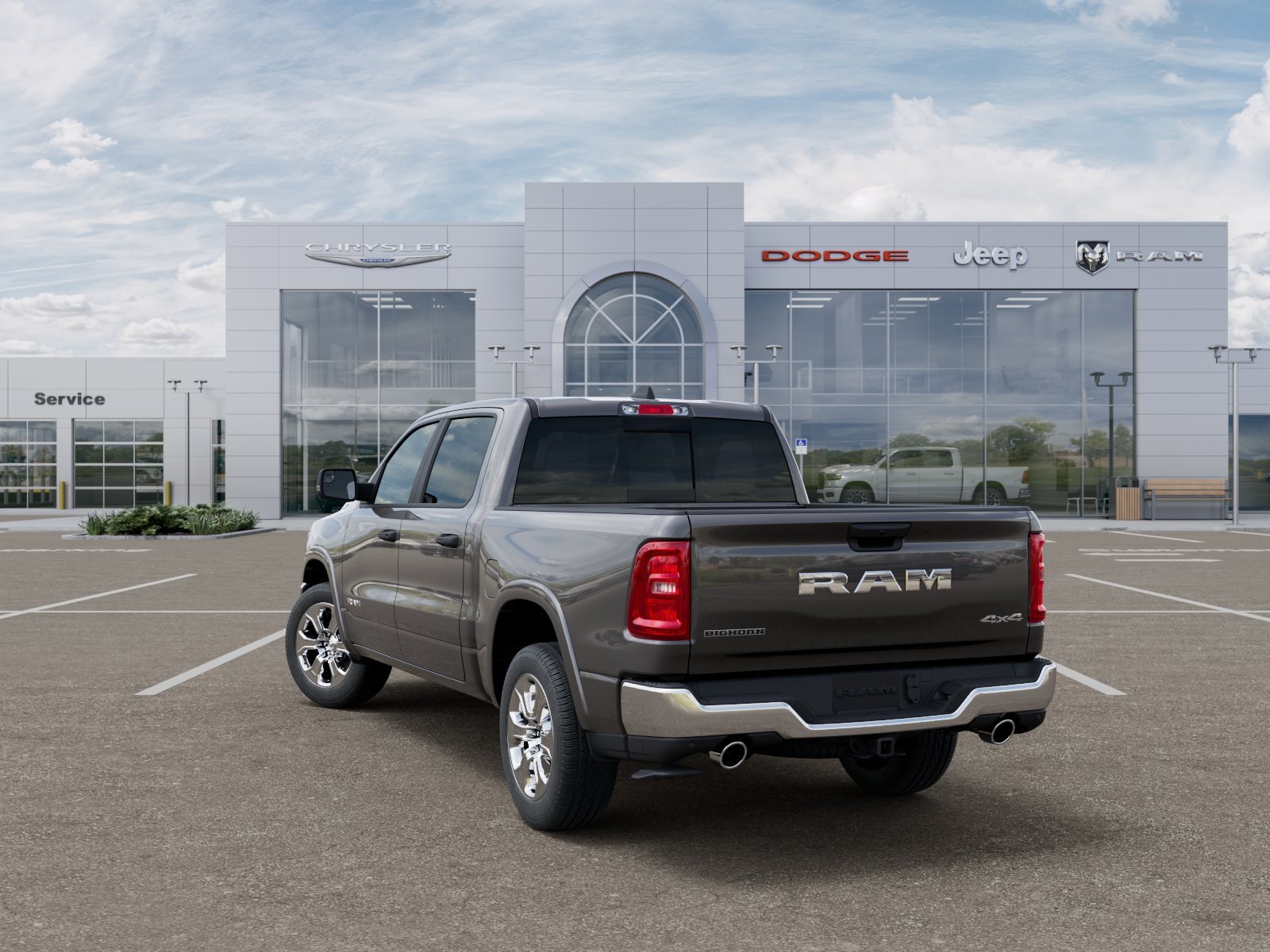 New 2026 Granite Crystal Metallic Clear-Coat Exterior Paint RAM Big Horn/Lone Star image 29