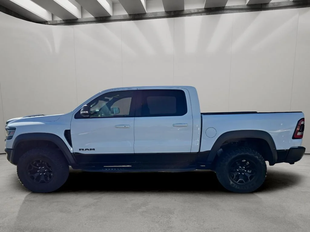 Used 2022 Bright White Clearcoat Ram TRX image 2