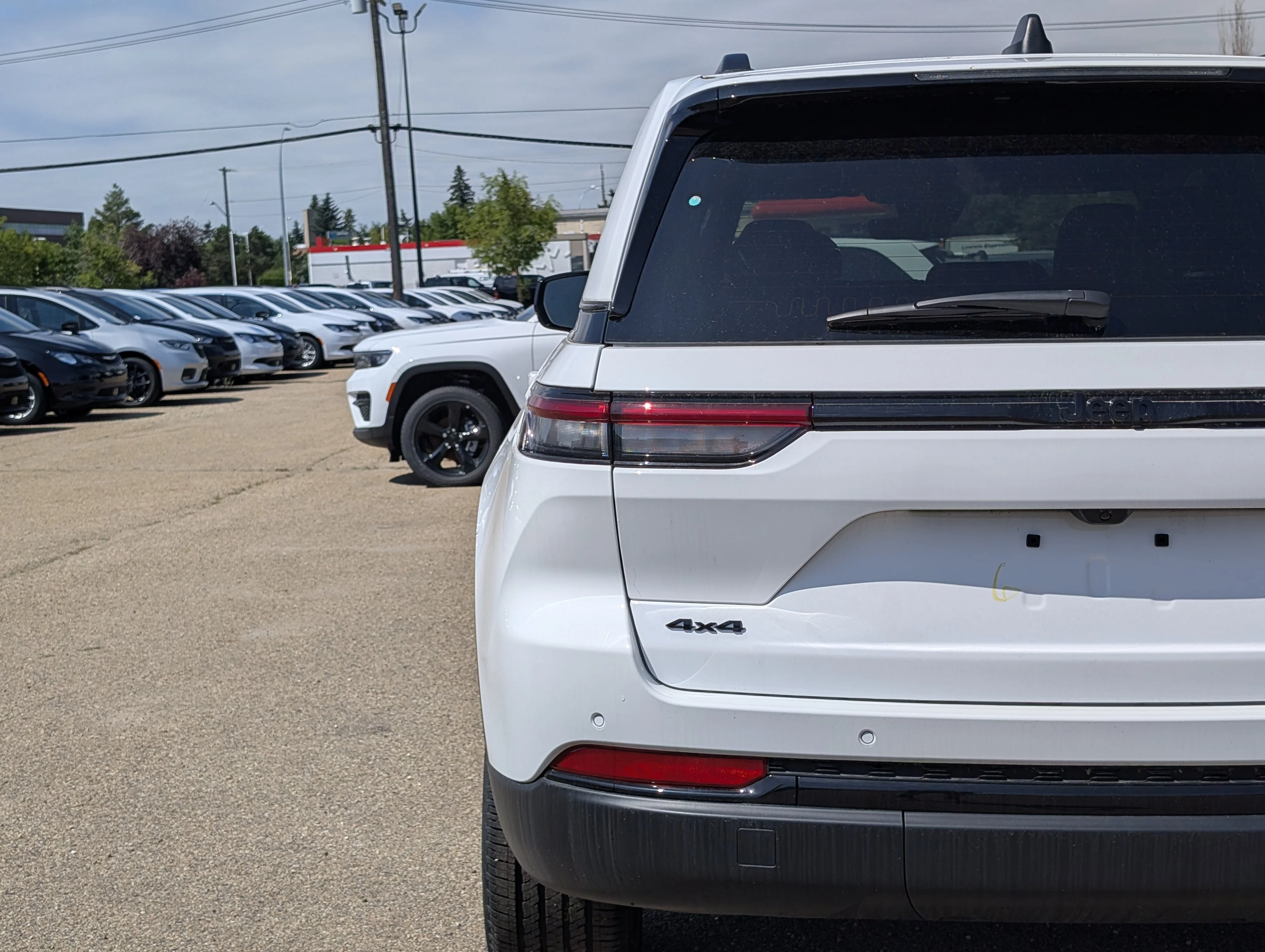 New 2025 Bright White Jeep Altitude image 13