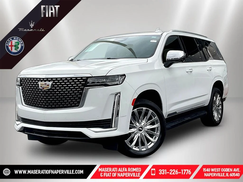 Used 2024 Crystal White Tricoat Cadillac Premium Luxury image 1
