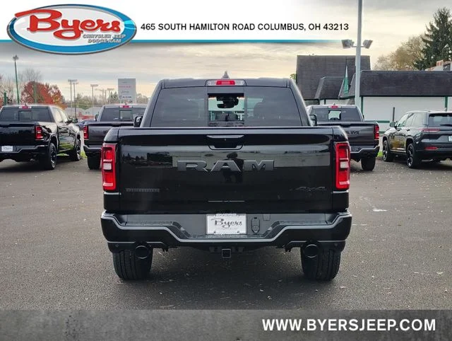 New 2026 Diamond Black Crystal Pearl-Coat Exterior Paint RAM Big Horn/Lone Star image 35