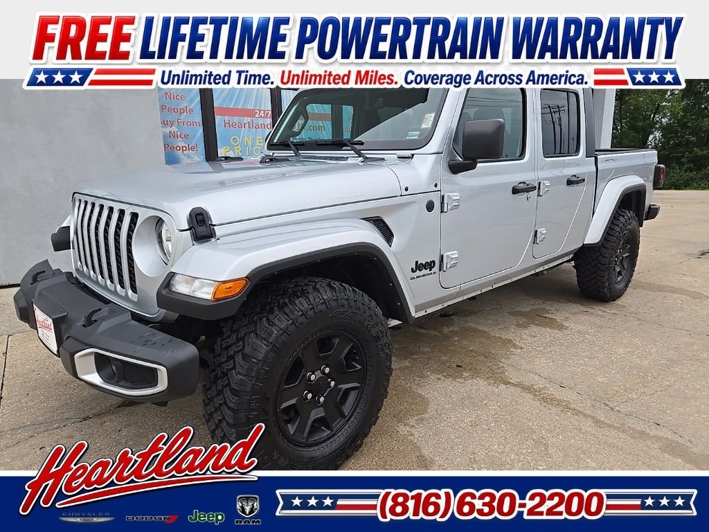 Used 2023 Jeep Gladiator Sport S with VIN 1C6HJTAGXPL554093 for sale in Kansas City