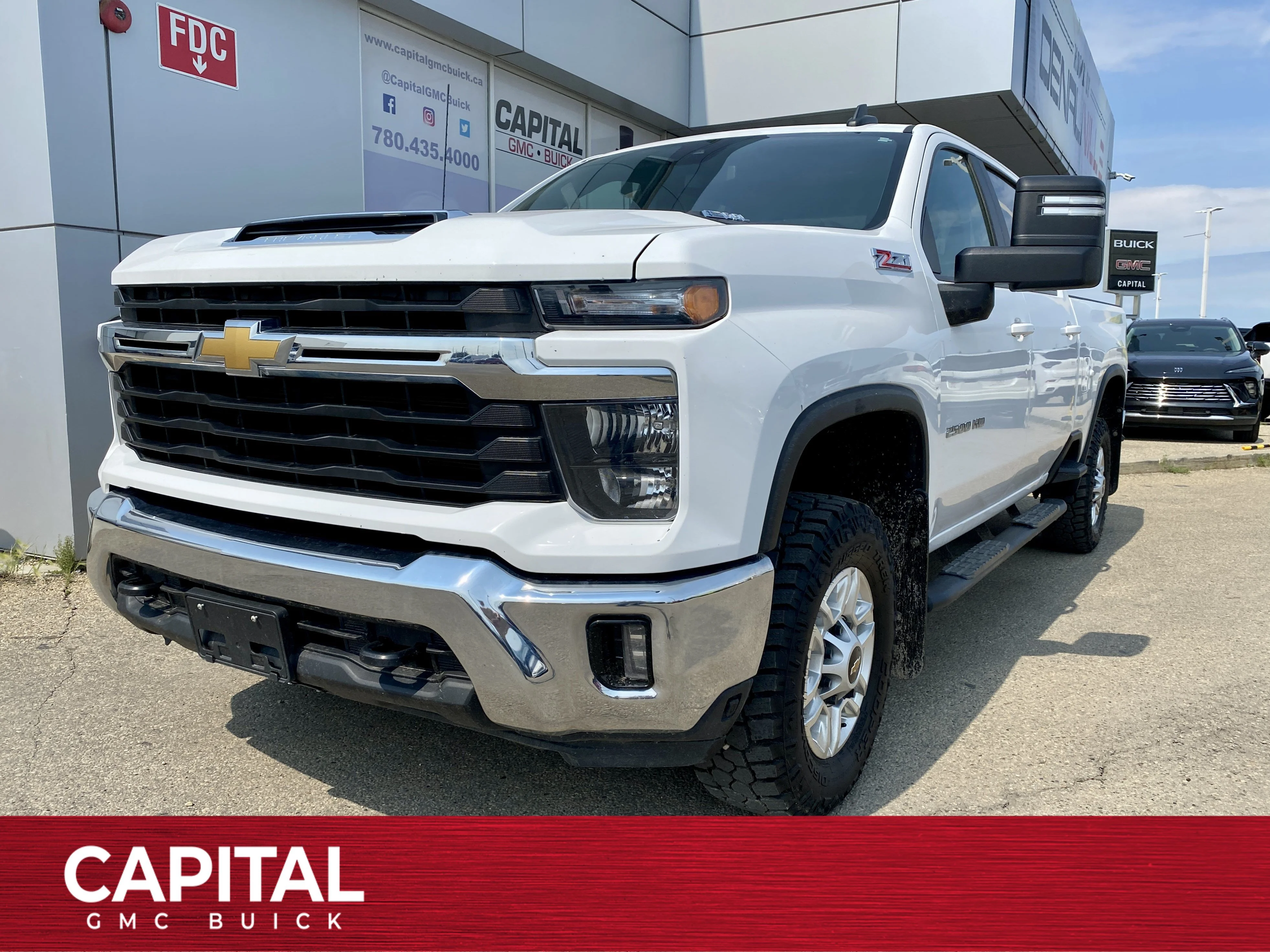 Used 2024 White Chevrolet 4WD Crew Cab 159 LT * TOW PACKAGE * HEATED SEATS * image 1