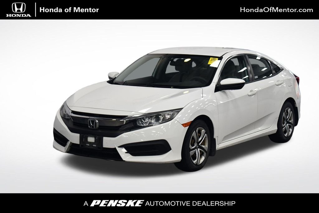 Certified Used 2017 Taffeta White Honda LX image 1